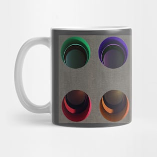 Painted Pigeon Holes Mug